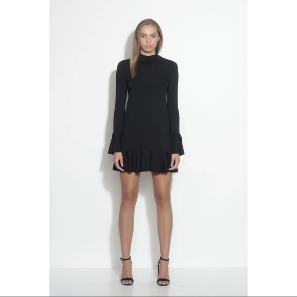 NWT Susana Monaco Mock Neck Dress in Royal Blue - Picture 2 of 6